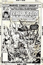 Pablo Marcos - Couverture de Man of Atlantis N°05 - Original Cover