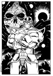 Chris Malgrain - Thanos format A4 par chris malgrain - Original Illustration