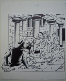Suske en Wiske Knokken in knossos