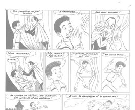 François Craenhals - Les 4 As et le Chateau Mélfique - planche 27 - Comic Strip