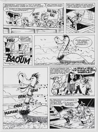 Marcel Remacle - Vieux Nick - Dans la gueule du dragon - planche 26 - Planche originale