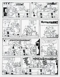 Turk - Léonard - Léonard est un génie T.1 - page 6 - Planche originale