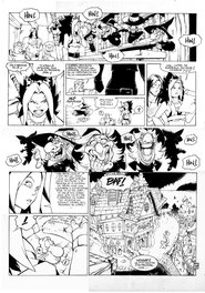 Pierre Loyvet - Page Originale 17 Kran tome 10 - Comic Strip