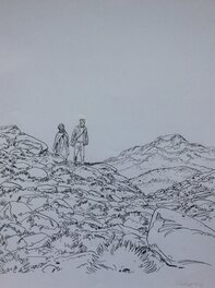 Couverture originale encre de Chine Couverture originale encre de Chine