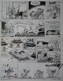 Jean-Claude Fournier - Spirou - Du cidre pour les étoiles - Planche originale