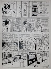 Alain Dodier - Jérôme K Jérôme Bloche, tome 7 planche 12 - Comic Strip