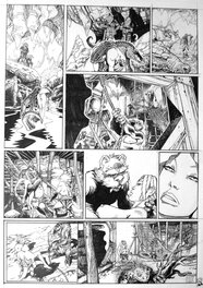 Planche en N/B sans le crayon bleu