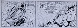Détail premier strip planche 4A. Détail premier strip planche 4A.