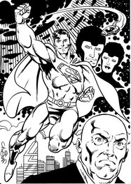 Chris Malgrain - Superman par chris malgrain - Illustration originale