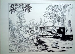 Marc Verhaegen - Suske en Wiske 275 Heilig bloed - Illustration originale