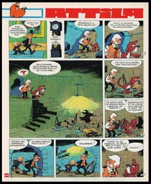 Prépublication, en page 40, dans le journal Spirou n° 1591 du 10 octobre 1968. Prépublication, en page 40, dans le journal Spirou n° 1591 du 10 octobre 1968.