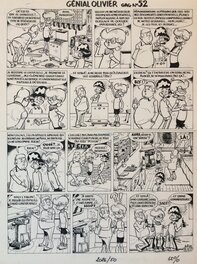 Jacques Devos - Génial Olivier - Comic Strip