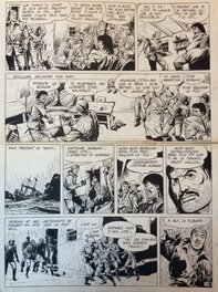 Planche originale - Capitaine Morgan - Requiem le fou