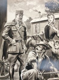 Enzo Magni - Gendarme - Pin Up - Original Illustration