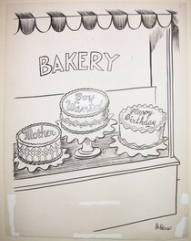 Bo Brown - Bakery - Original Illustration