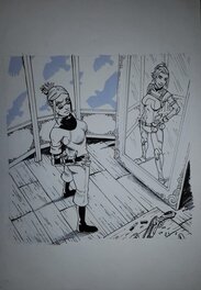 Ceyles - Filles de Soleil T16 P67 - Original Illustration