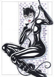 Ana Sollamy - Catwoman par Sollamy - Illustration originale