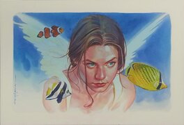 Brian Stelfreeze - Claire Daines as Juliet by Brian Stelfreeze - Comic Strip