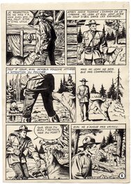 unknown - Rial le Loup, dessinateur inconnu, publié dans Hardy 48. - Planche originale