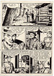 unknown - Rial le Loup, dessinateur inconnu, publié dans Hardy 48. - Planche originale