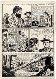 unknown - Rial le Loup, dessinateur inconnu, publié dans Hardy 48. - Planche originale