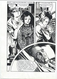 unknown - Veuve Noire, adaptation de roman, dessinateur inconnu. - Planche originale