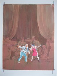 Will Eisner - Cover painting - The name of the game - Original Cover