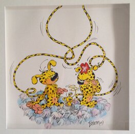 Batem - Marsupilami - Original Illustration