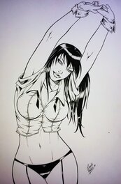 Daniele Torres - Zatanna - Ed Benes Studio - Original Illustration