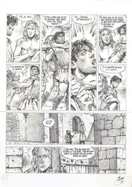 Philippe Delaby - L'étoile polaire - Planche 8 Tome 4 Les mensonges d'Aliénor - Planche originale