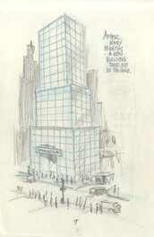 Will Eisner - Crayonné LE BUILDING - Œuvre originale