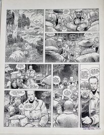 Enki Bilal - Les phalanges de l'ordre noir - Planche originale