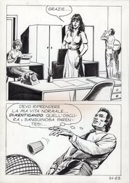 Manlio Truscia - Terapia mentale pl 69 - Storie Blu n°51, Ediperiodici, 1983 - Comic Strip