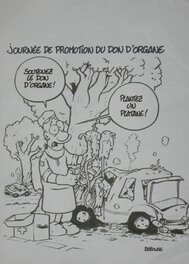 Babouse - Don d'organe - Illustration originale