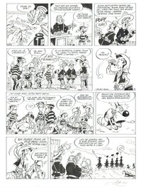 Achdé - Achdé - Lucky Luke, Daltons, et Rantanplan - Planche originale