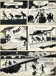 René Pellos - Les Pieds Nickelés, Planche originale - Comic Strip