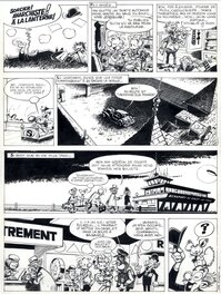 Jean-Claude Fournier - Robbedoes en Kwabbernoot - Spirou et Fantasio - Planche originale