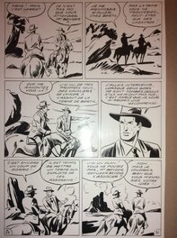 André Oulié - Les aventures de Zorro - Justice de l'ouest - Planche originale