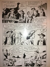 André Oulié - Les aventures de Zorro - Justice de l'ouest - Planche originale