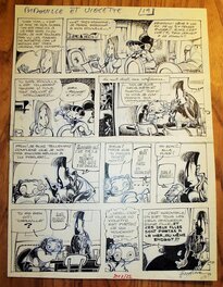 Bernard Hislaire - Bidouille et Violette n° 1 « Les premiers Mots », planche 19, 1978. - Comic Strip