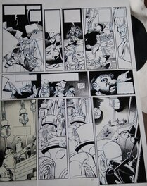 Fabrice Lebeault - Horologiom - Tome 4 - planche 44 - Une scène d'action ! - Comic Strip