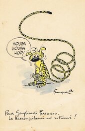 Dédicace - Le Marsupilami, 1952.