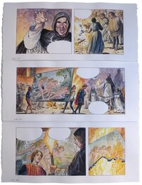 Milo Manara - Borgia Les Flammes du bûcher page 17 - Planche originale