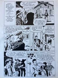 André Oulié - Les aventures de Zorro - Au bord de l'abîme - Planche originale