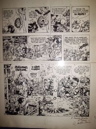 Marc Wasterlain - Le Docteur Poche n° 2, « L'Ile des Hommes Papillons », planche 41, 1978. - Comic Strip