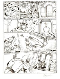Nicolas Malfin - Golden City T4 - P22 - Planche originale