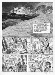 Matthieu Bonhomme - Esteban T2, planche 1 - Comic Strip