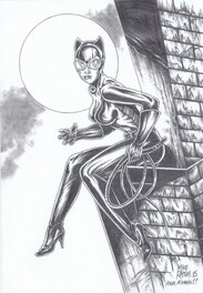 Mike Ratera - Catwoman par Ratera - Original Illustration