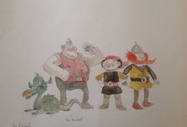 Tony Sandoval - Tony Sandoval  hero Kajko & Kokosz & Milus Dragon & Mirmil - Comic Strip