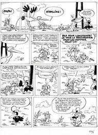 Raymond Macherot - Snoesje - Sibylline - Planche originale